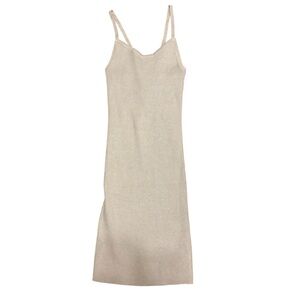 Forever 21 Gray Ribbed Bodycon Dress